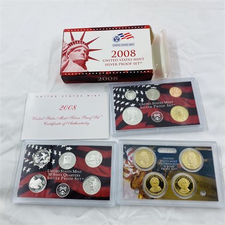 2008 US Mint Silver Proof Set