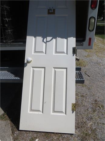 White Inside Door