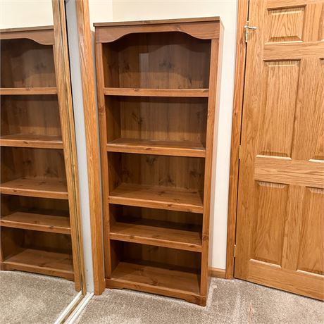 Modern Wood & Composition Bookshelf