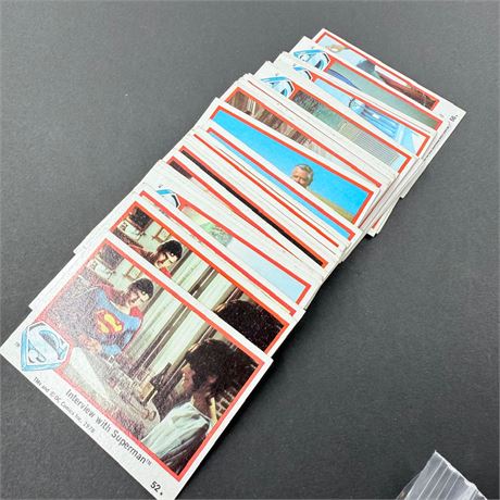 38x 1978 Superman Cards