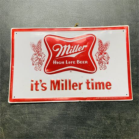 1978 Miller High Life Sign