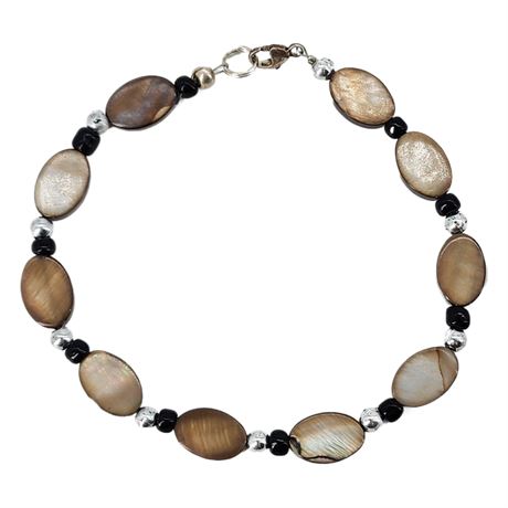 Artisan Made Mother of Pearl Beaded Bracelet
