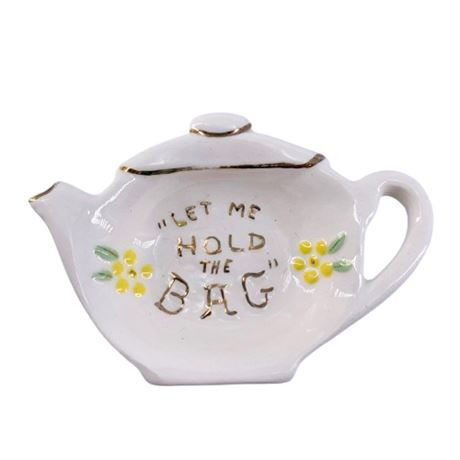 1969 Ceramic Teabag Holder