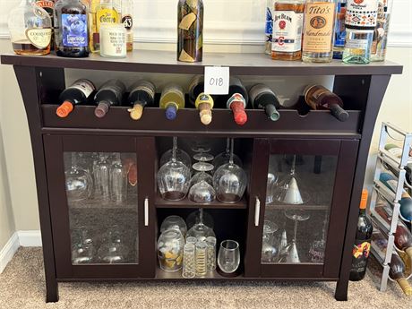 Contents of Liquor Cabinet