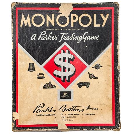 Monopoly: a Parker Trading Game Vintage Game