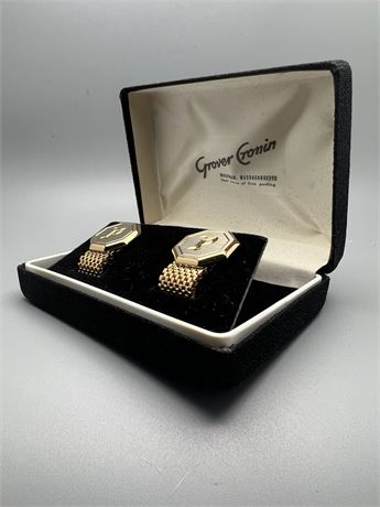 Vintage cufflings  in original box