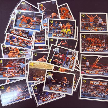 1990 WWF Lot w/ Trump Cards