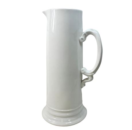 Marked Jean Pouyat Limoges Tall Pitcher Vase