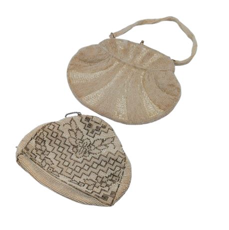 Vintage Beaded Bag and Pouch