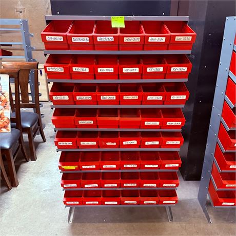Parts Bin Rack - With Bins