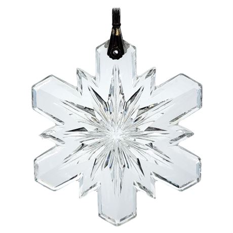 Vintage 1977 Gorham Crystal Snowflake Ornament