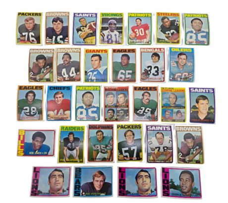 1972 Topps Football Cards