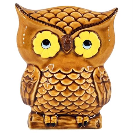 Vintage Lego Japan Ceramic Owl Napkin/Letter Holder