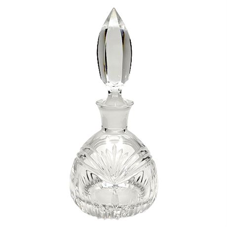 Waterford Crystal "Calais" Round Perfume Bottle & Stopper