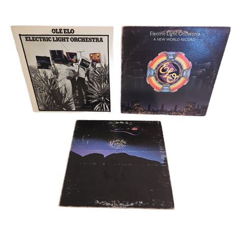 Vintage Vinyl Classic Rock Record Lot, 12"