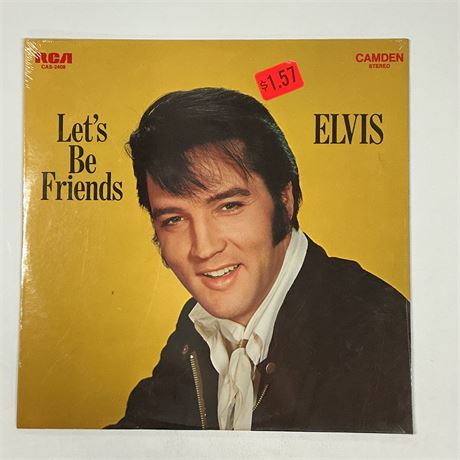 Elvis Let’s Be Friends Sealed Vinyl Record