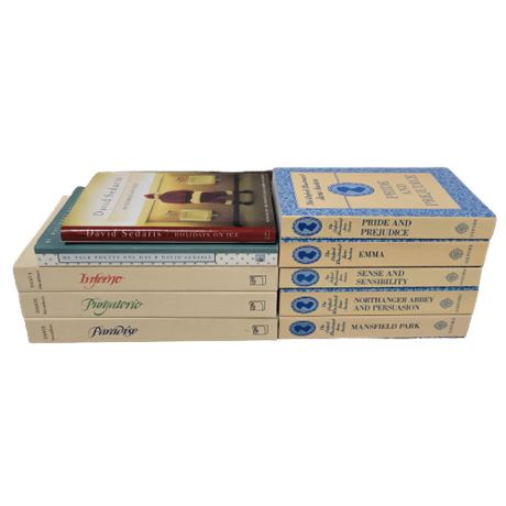 The Divine Comedy / Jane Austen / David Sedaris Book Lot