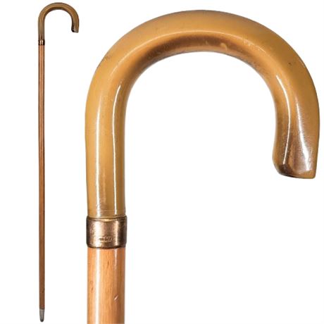 Vintage Doublé Child Size 24" Maple Cane