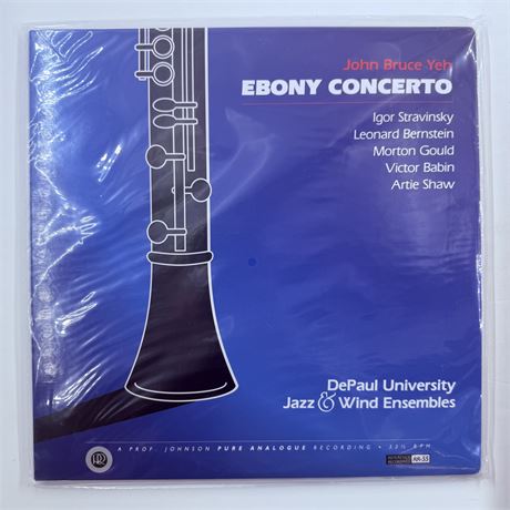 Sealed John Bruce Yeh Ebony Concerto Reference Recordings Vinyl Record