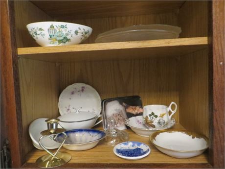 Shelf Of Miscellaneous Dishes