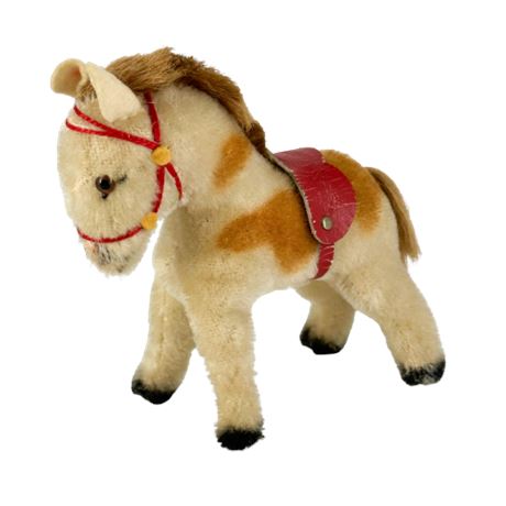 1950's Steiff Mohair Pony Figurine