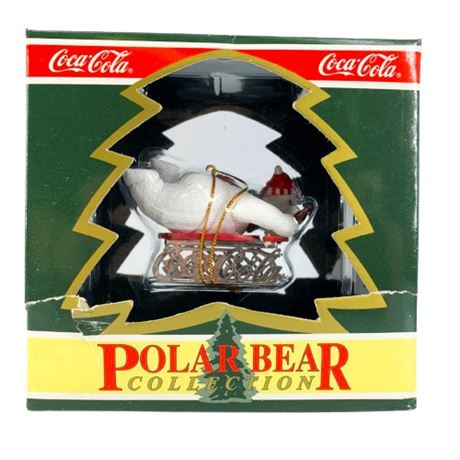 1994 Coca-Cola Polar Bear Boxed Ornament