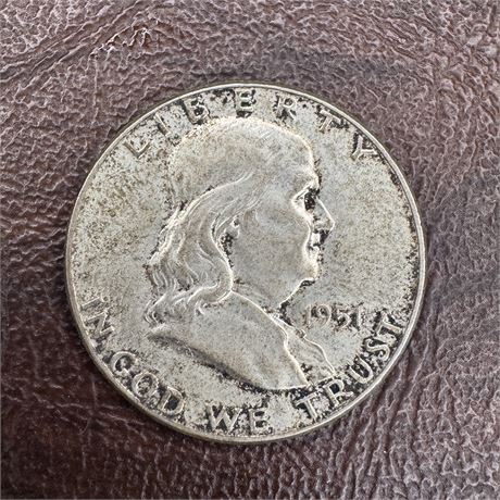 1951 Franklin Half Dollar - Lot 1