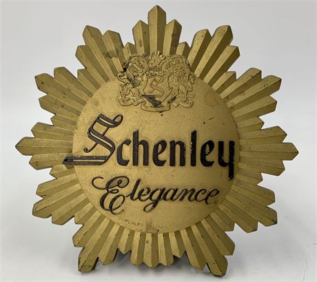 Schenley Distillers Mid Century Bar Counter Advertising Container