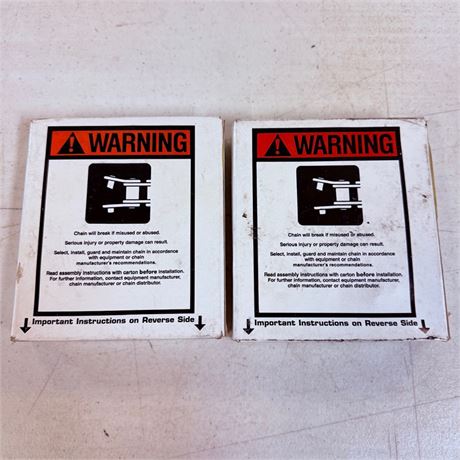 2 NOS Diamond Motorcycle Chains 428-2 RIV 82P