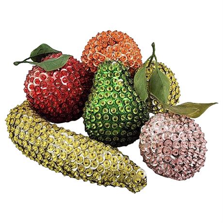 Vintage Sequin/Beaded Fruits