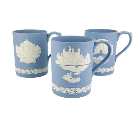 Wedgwood Porcelain Christmas Mugs
