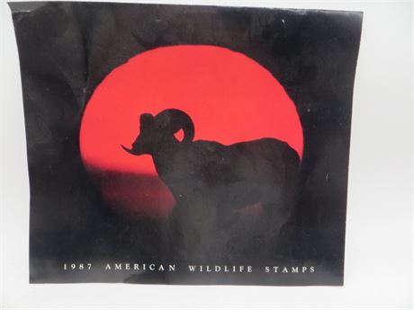 1987 American Wildlife Stamps
