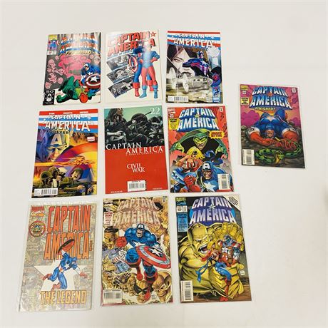 10 Captain America Comics