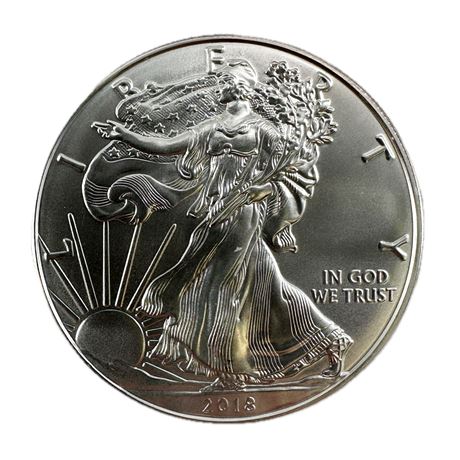 2018 1oz .999 Fine Silver American Eagle Coin