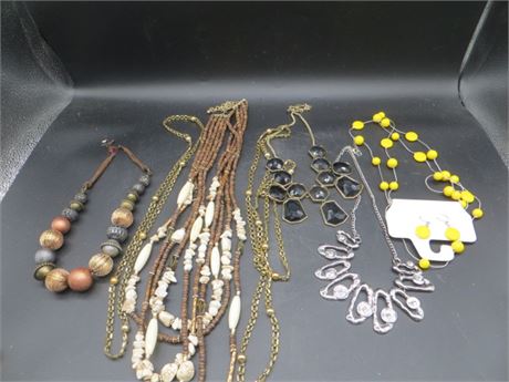 7 Necklaces & Earrings
