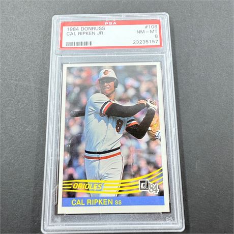 PSA 8 - 1984 Donruss Cal Ripken Jr