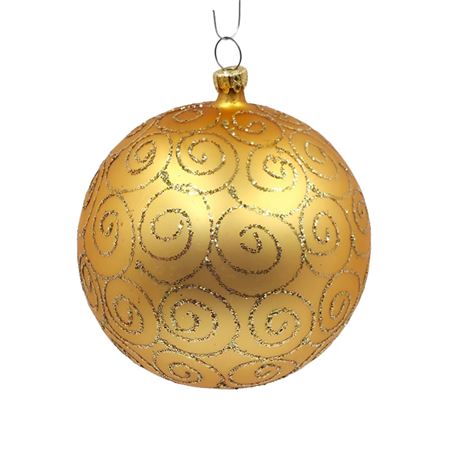 Huge German Glass Ornament