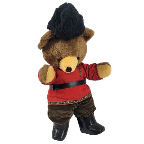 MCM Toy Solider Teddy Bear Plush