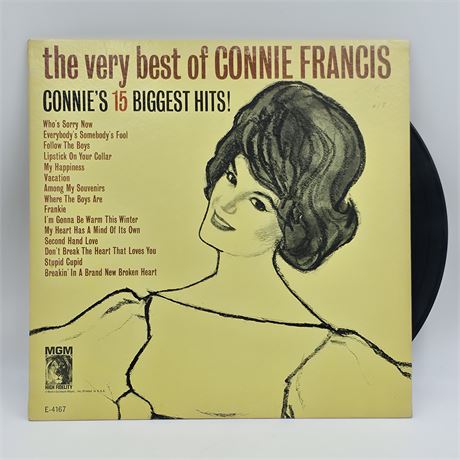 1963 "The Very Best of Connie Francis"