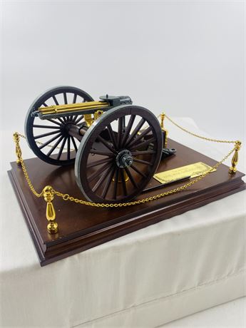 Franklin Mint Civil War Gatling Gun