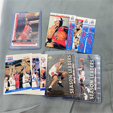 10 Pack Fresh 1993-94 UD Michael Jordan Cards