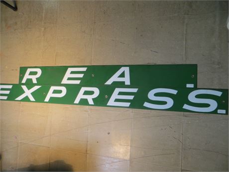 Railman Express Agency Porcelain Sign #1
