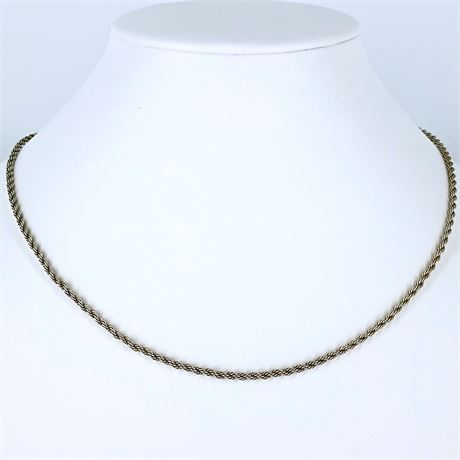 Sterling Stamped Necklace from Elyria Schools