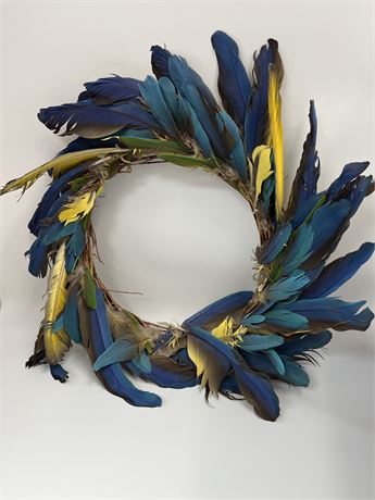 Feathers wreath