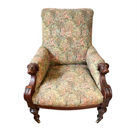 Regency Style Mahogany Arm Chair