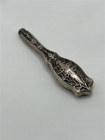 6.44 grams ornate vintage silver button hook base