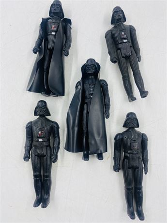 5x 1970’s Darth Vader Figures