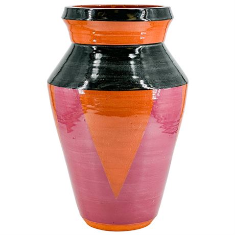 Vintage Theresa Yondo Signed Hand Made Terra Cotta Vase