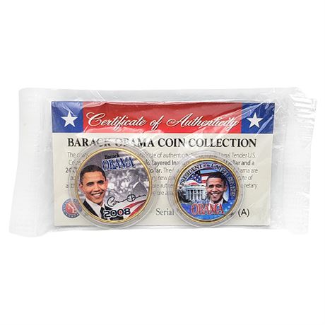 Uncirculated 2008 Barack Obama Coin Collection