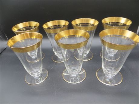 7 Lotus Ice Tea Glasses